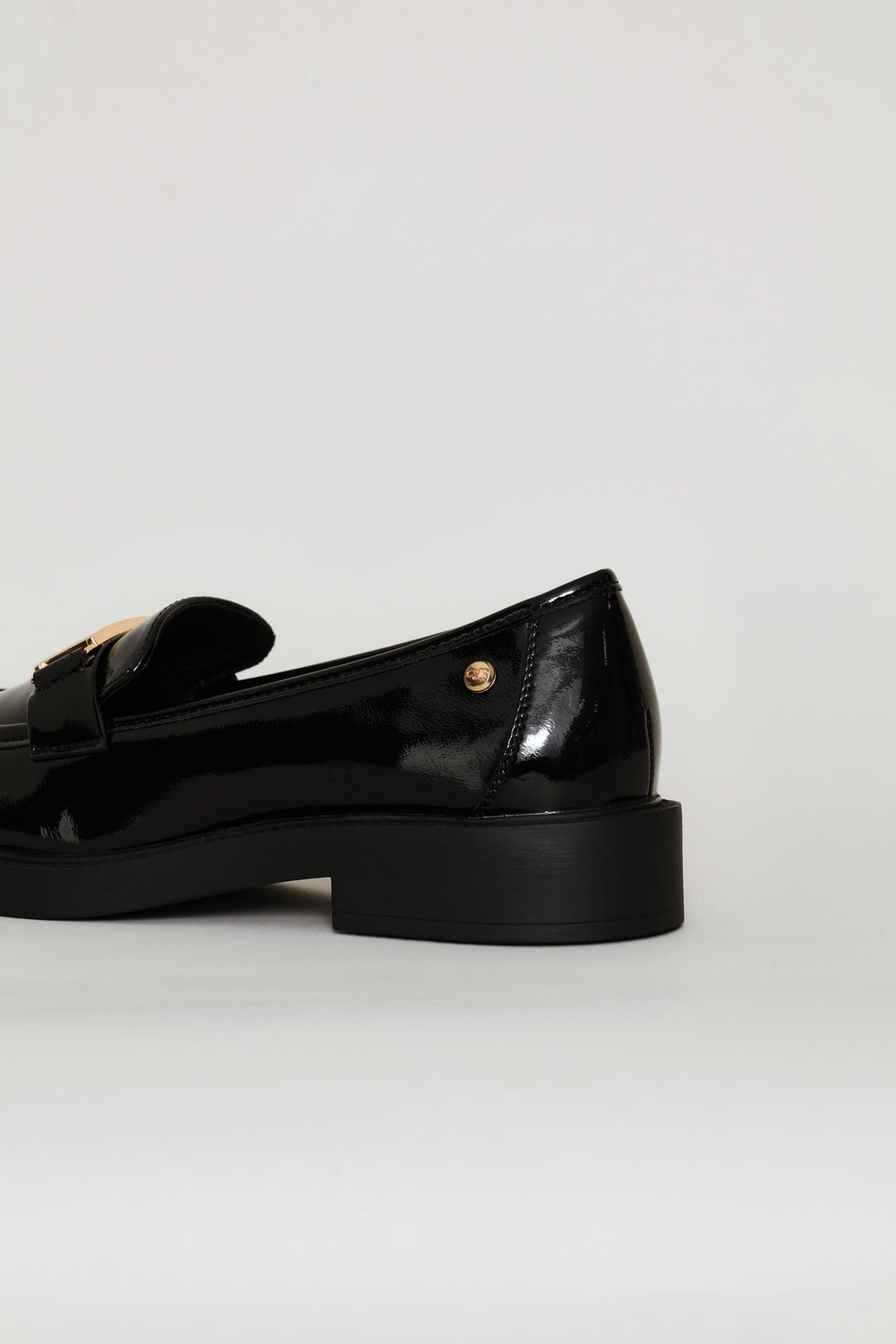 Poem 1 Bling Buckle Loafer - Black