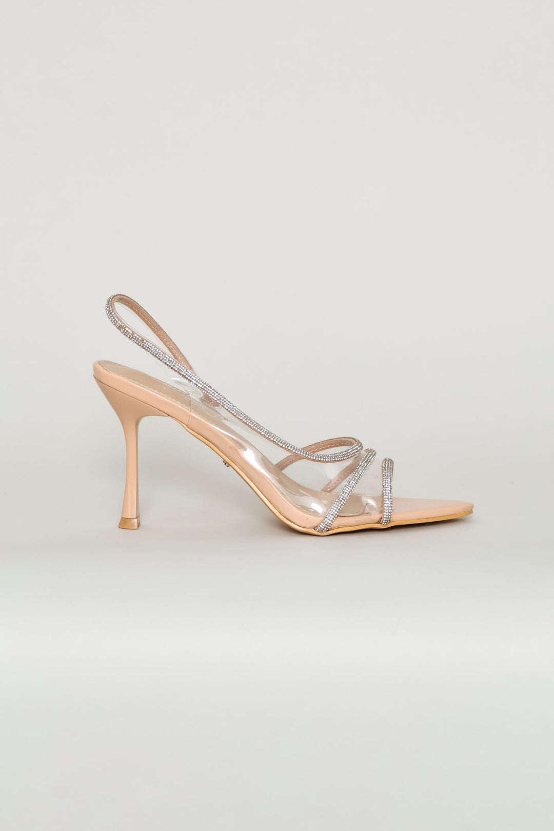 Jillaine Diamnate Strap Heel - Nude