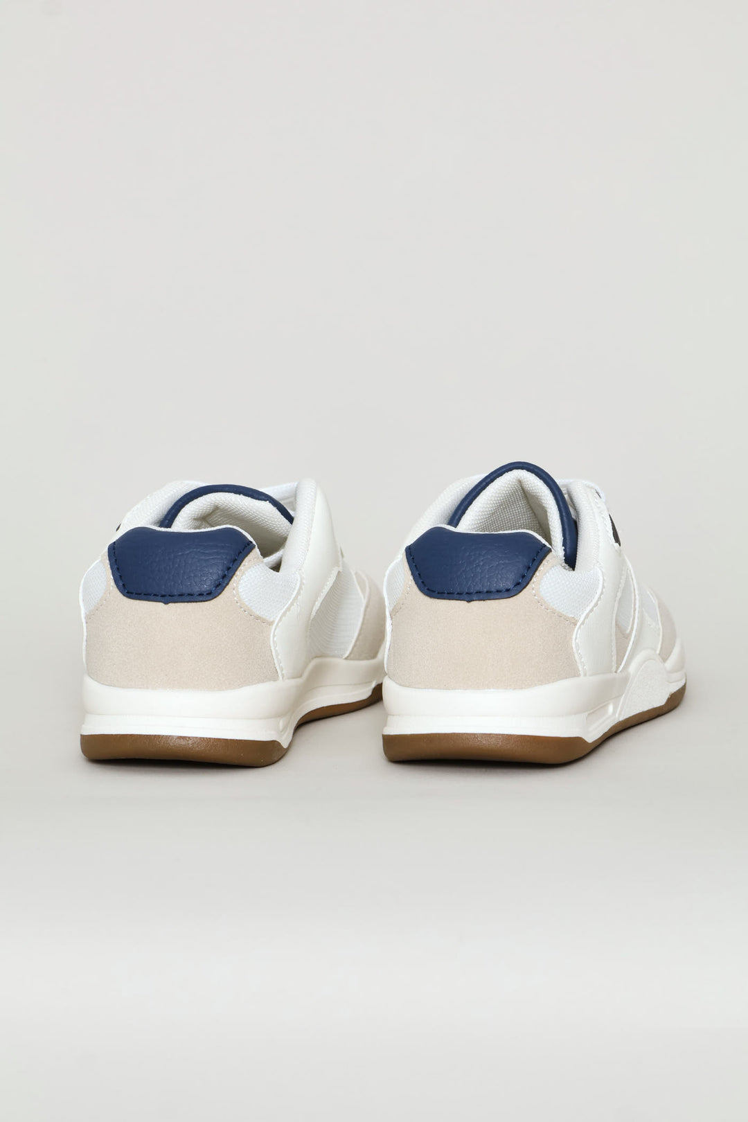 Boys Retro Sneaker - White/Grey