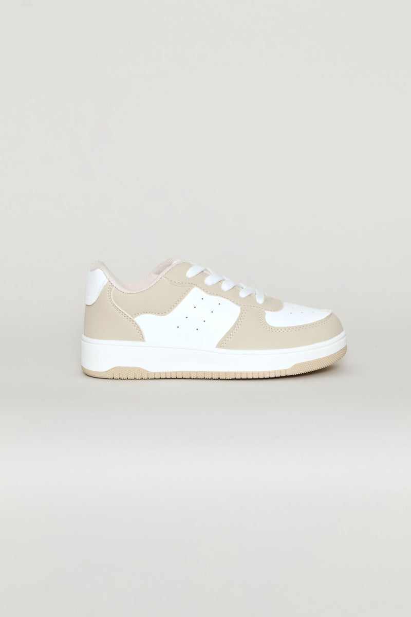 Boys Court Sneaker - Stone