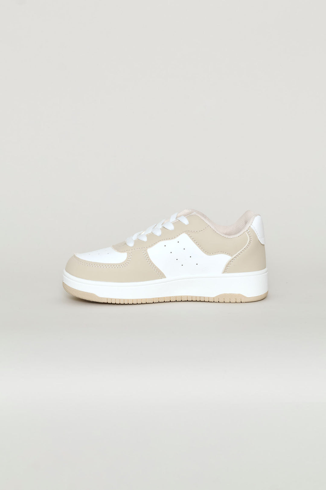 Boys Court Sneaker - Stone