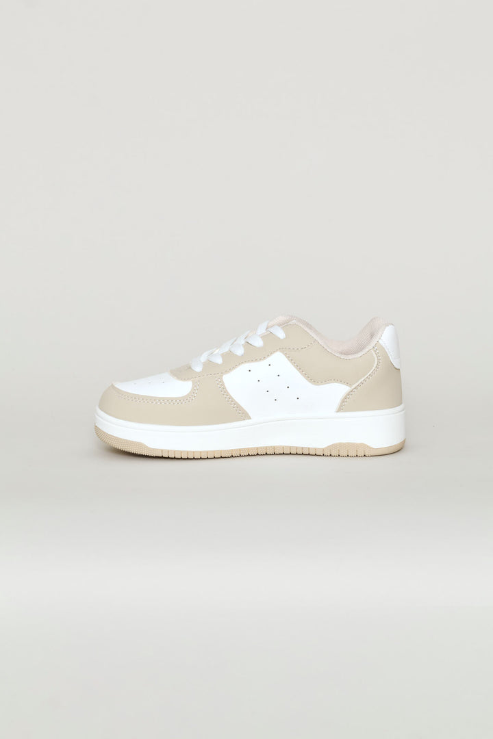 Boys Court Sneaker - Stone