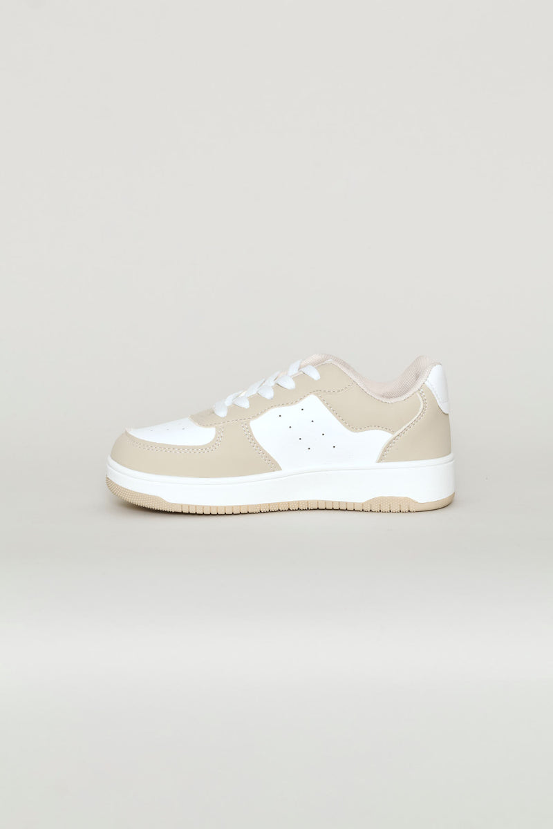 Boys Court Sneaker - Stone