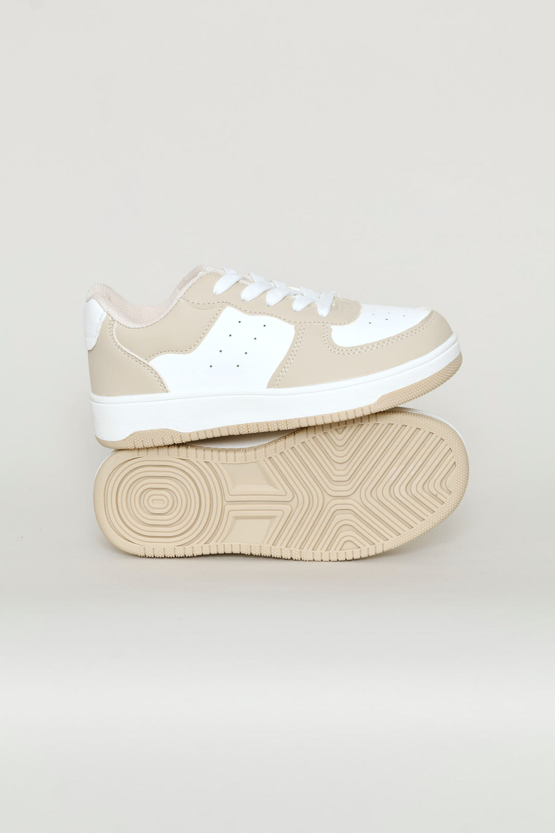 Boys Court Sneaker - Stone