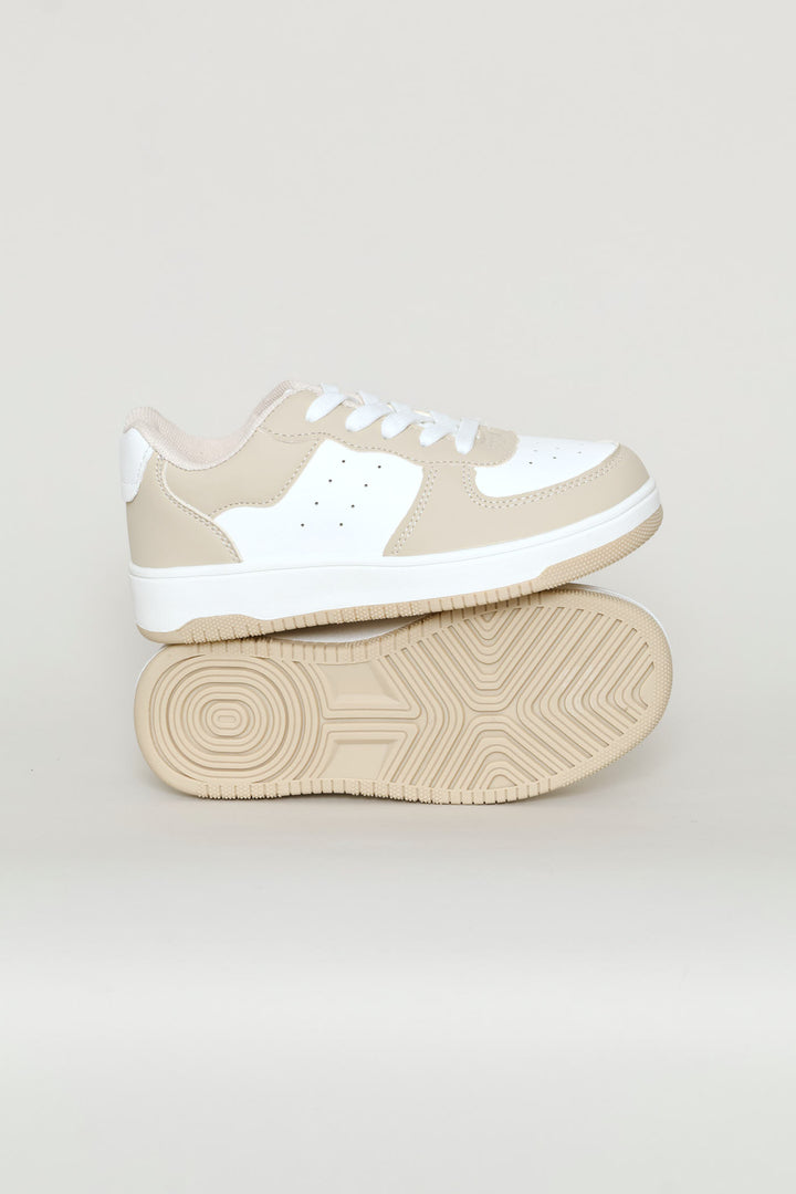 Boys Court Sneaker - Stone