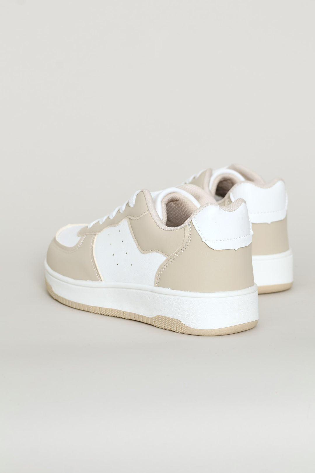 Boys Court Sneaker - Stone