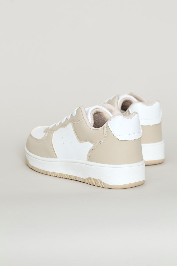 Boys Court Sneaker - Stone