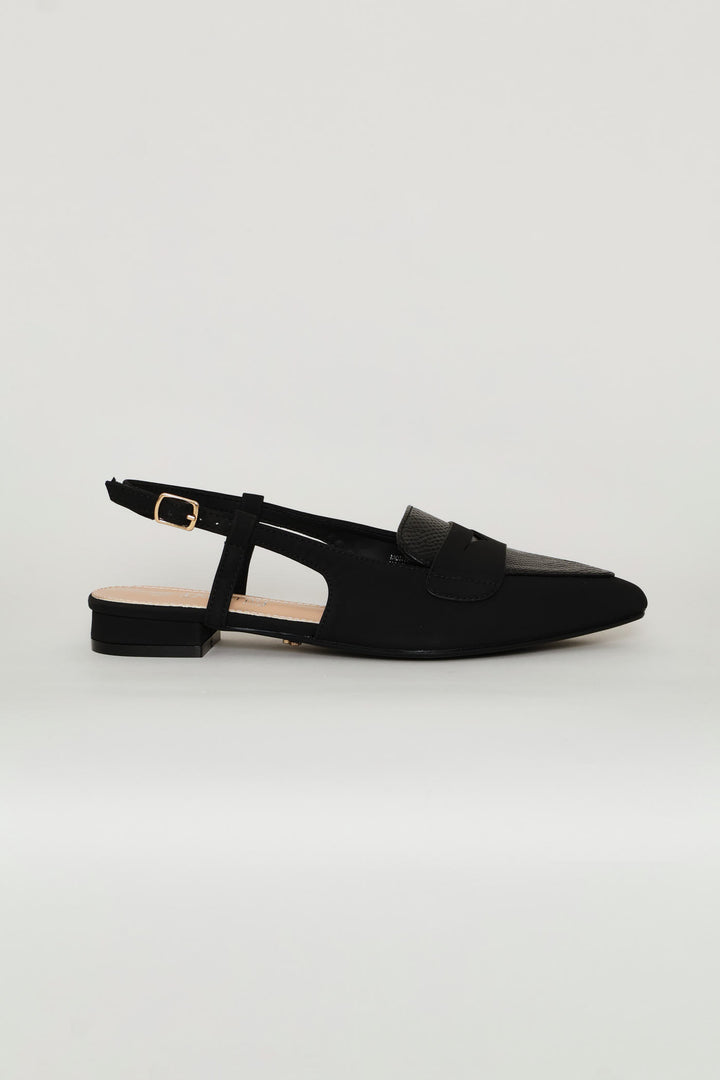 Textured Sandal - Black
