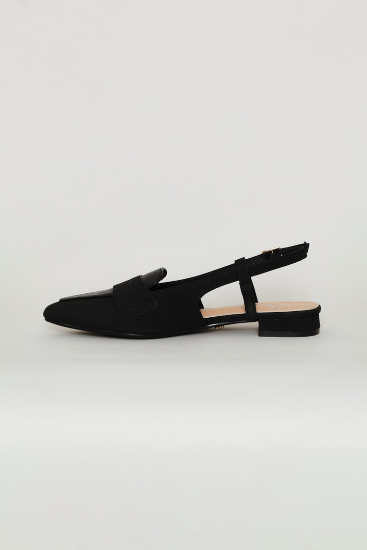 Textured Sandal - Black