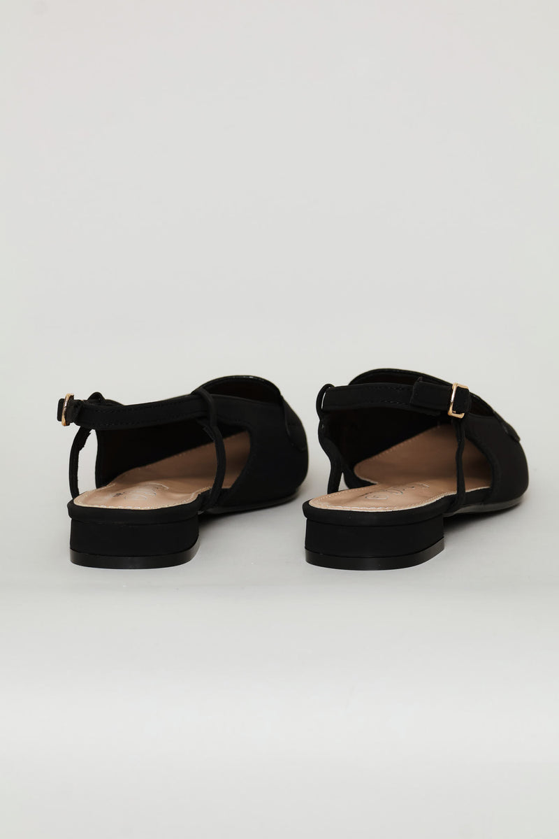 Textured Sandal - Black