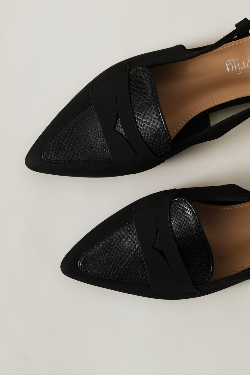 Textured Sandal - Black