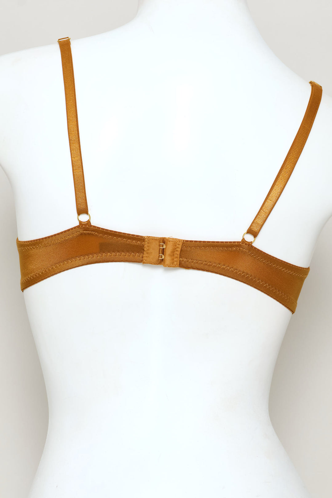 2 Pack Lurex Lace & Microfibre T-Shirt Bra - Black/Gold