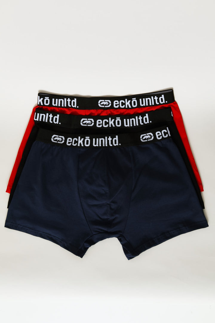 3 Pack Trunks - Black/Navy/Red