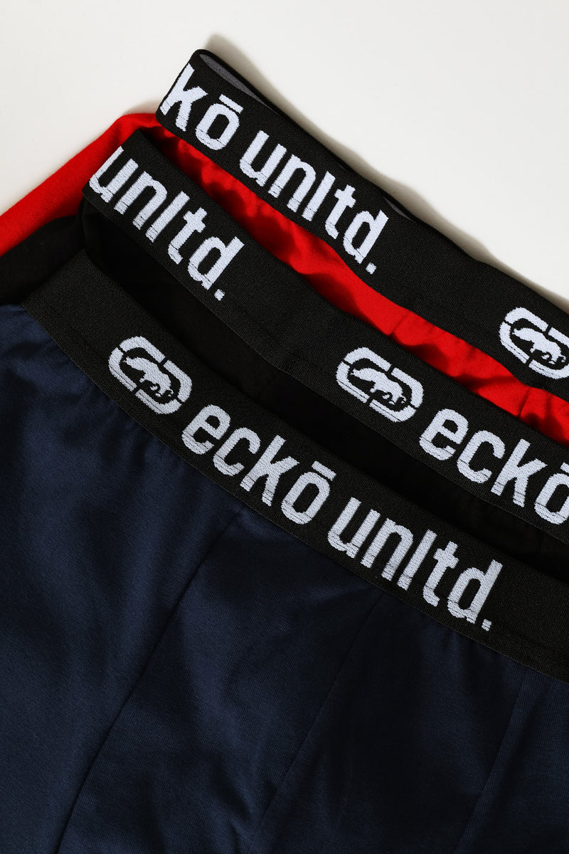 3 Pack Trunks - Black/Navy/Red