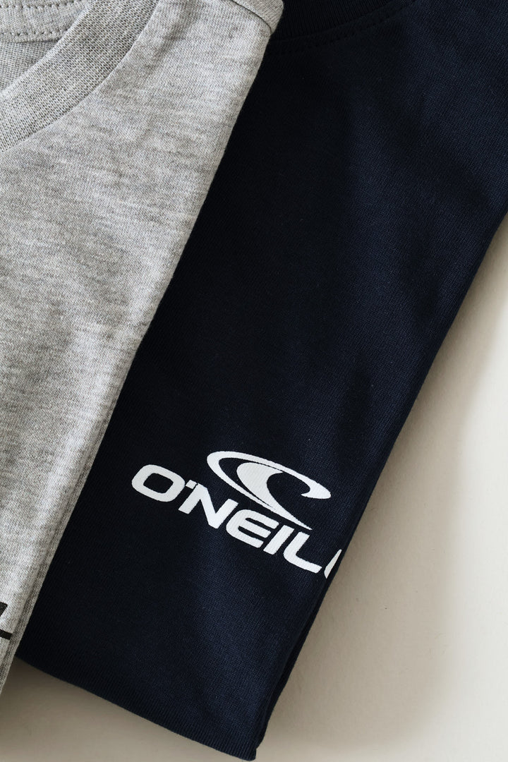 3 Pack Brand Tees - Green/Grey/Navy