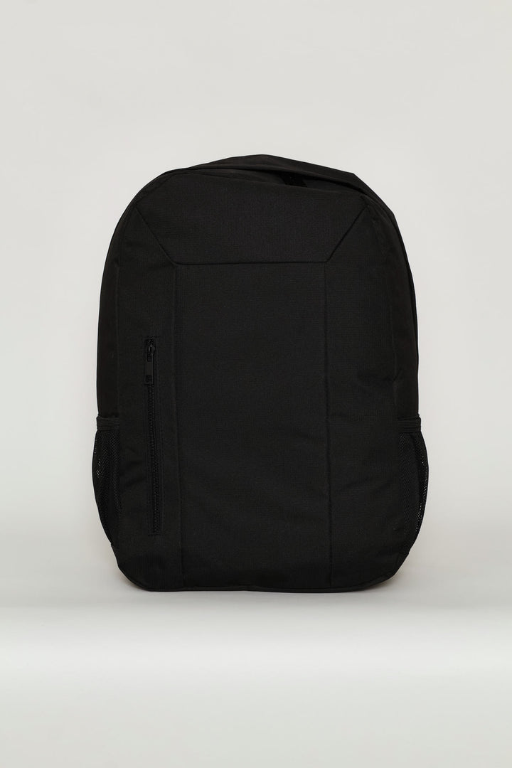 Panelled Backpack - Black