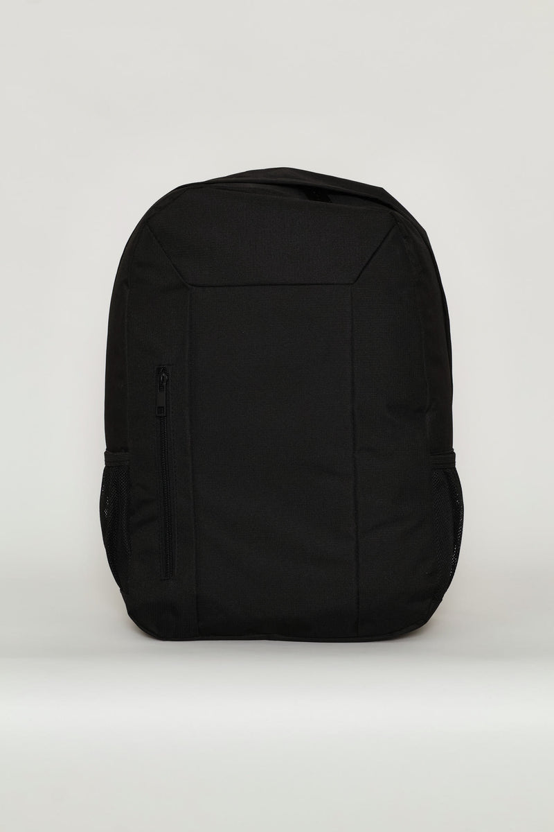 Panelled Backpack - Black