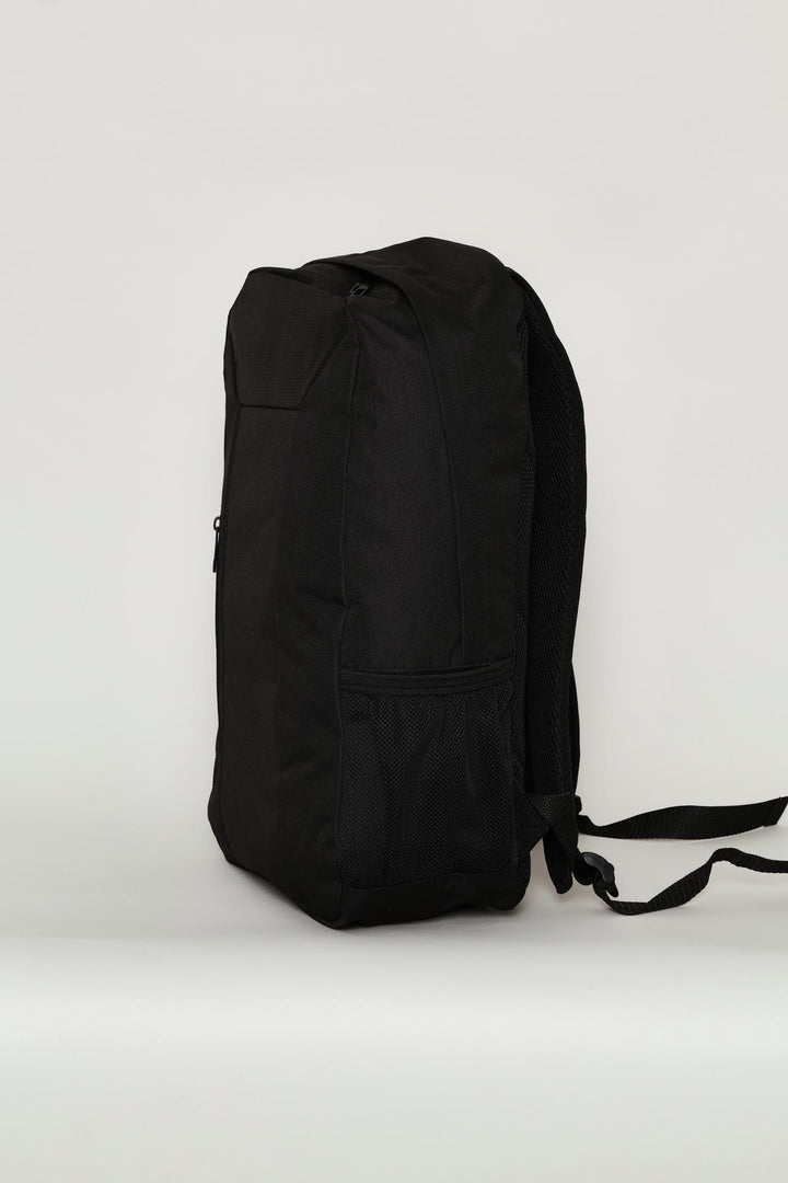 Panelled Backpack - Black