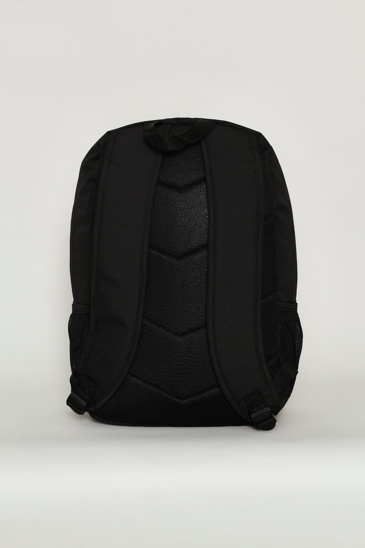 Panelled Backpack - Black