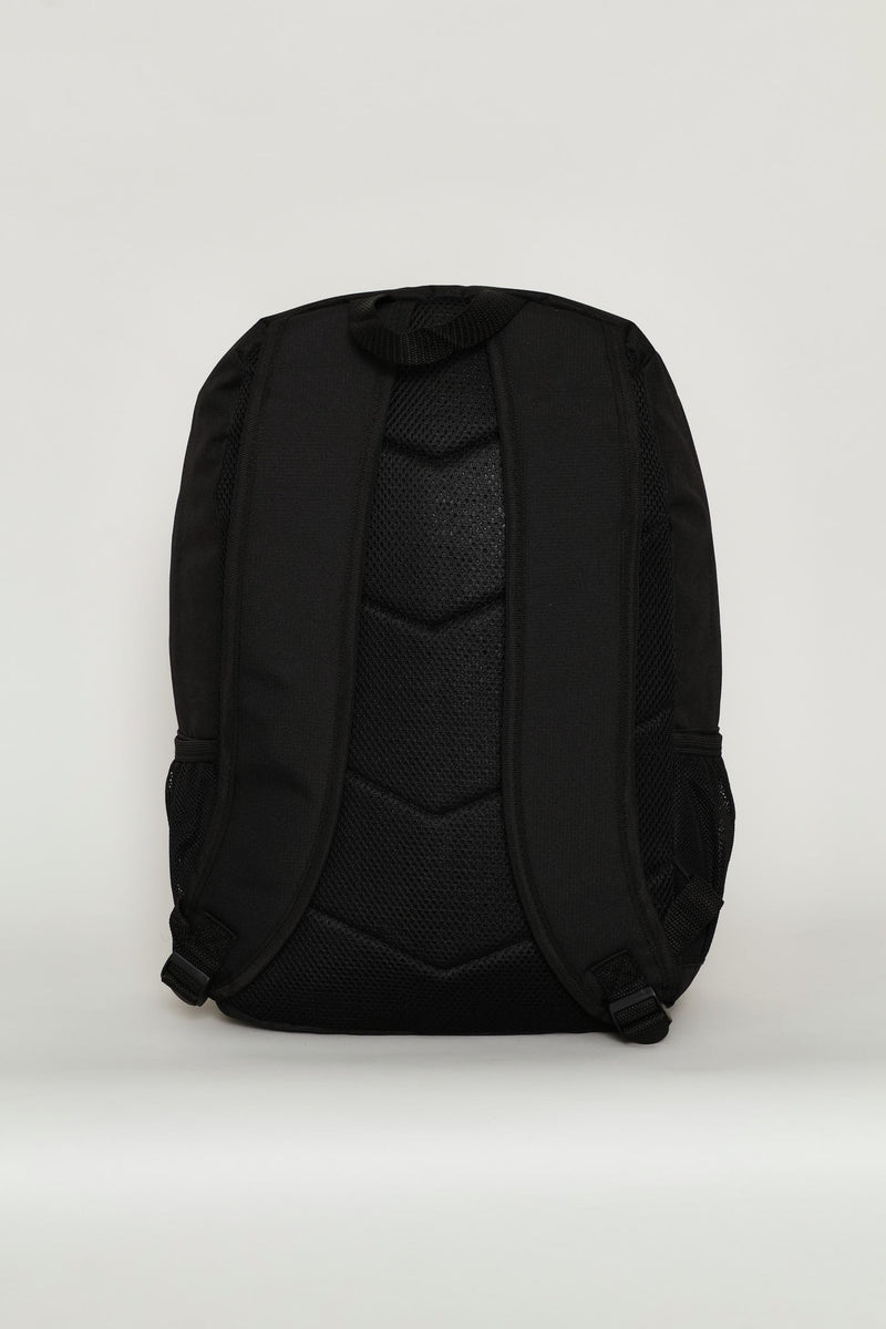 Panelled Backpack - Black