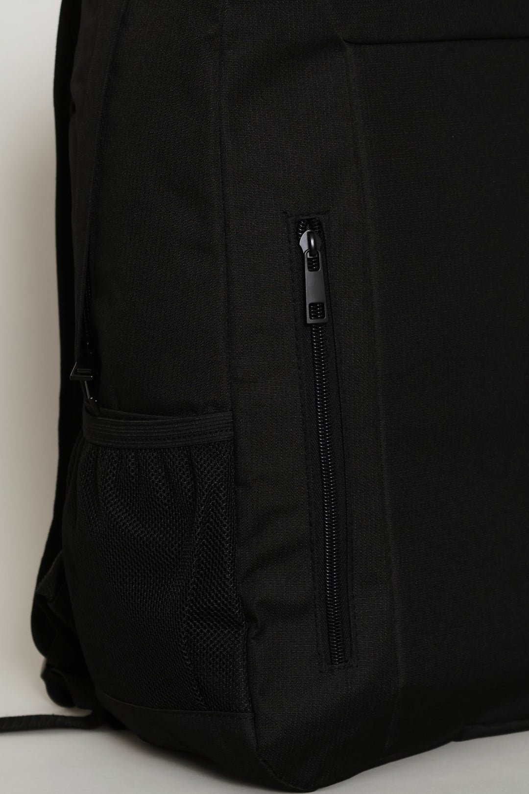 Panelled Backpack - Black