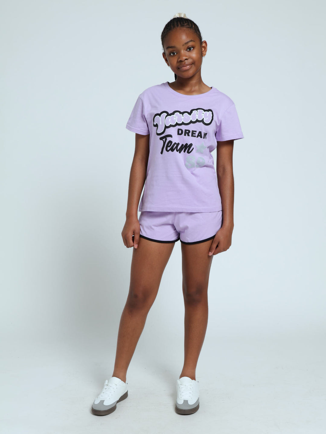 Girls Varsity Sport Sleep Set - Lilac