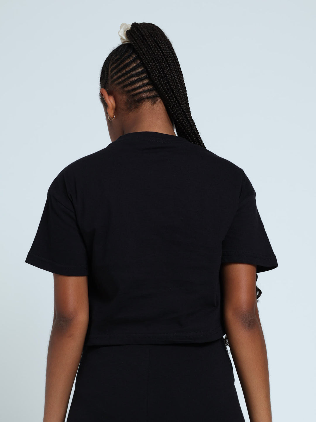 Girls Mr Beast Gold Boxy Tee - Black