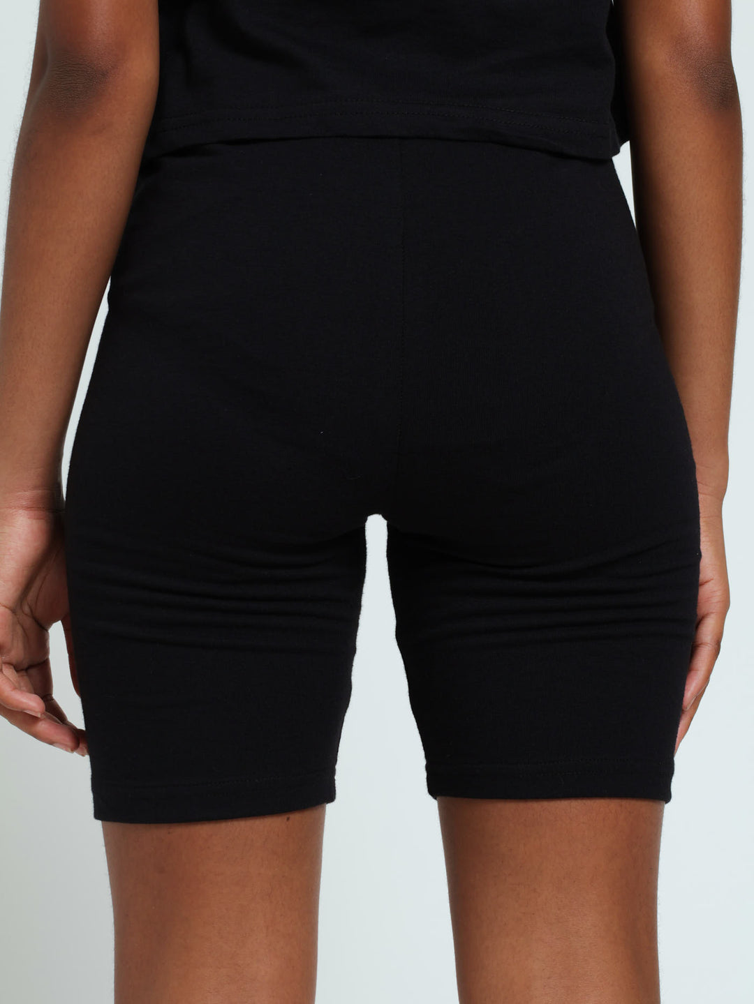 Girls Mr Beast Gold Cycle Shorts - Black