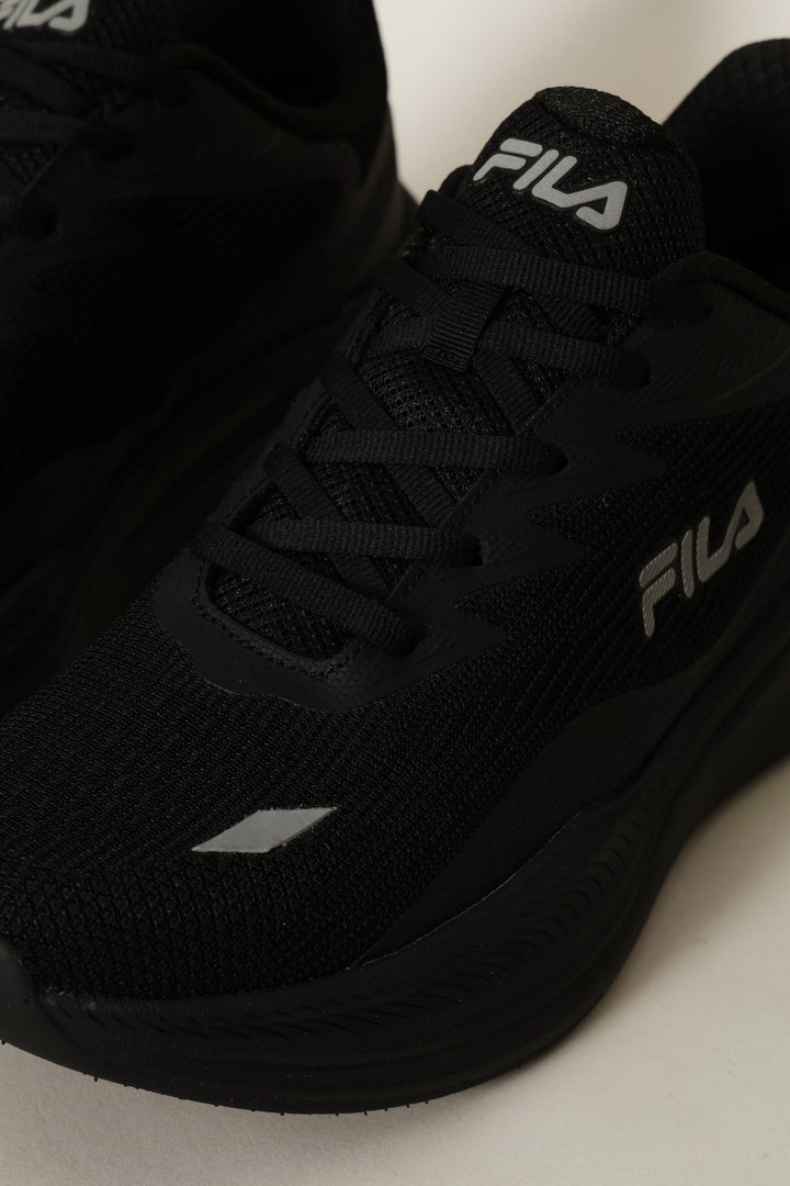 Trissino Chunky Sole Mono Trainer - Black