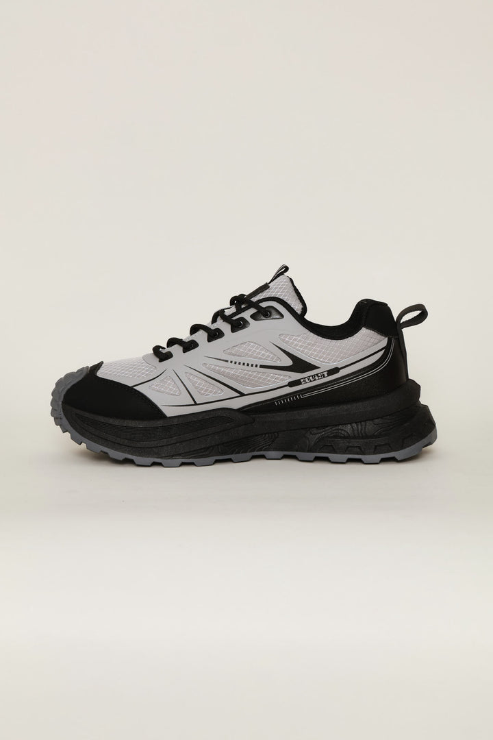 Thor Trail Lace Up Shoe - Grey/Black