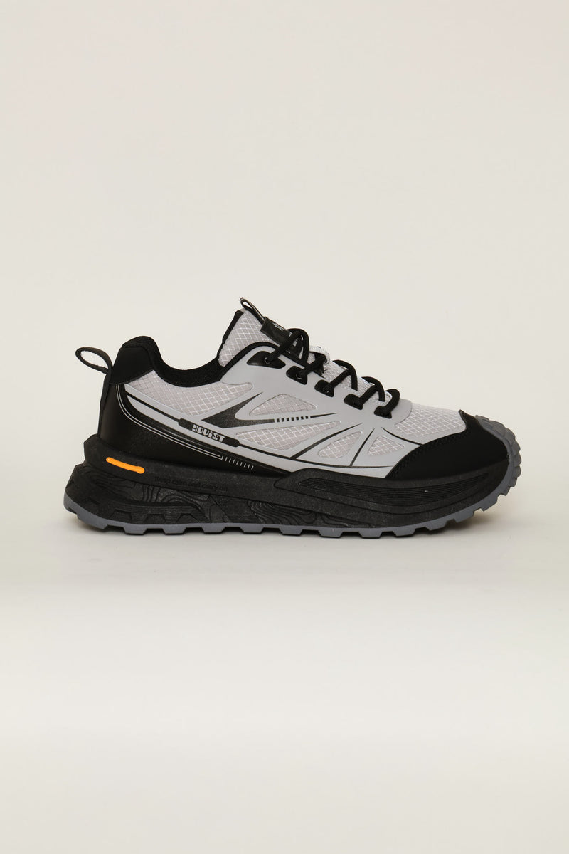 Thor Trail Lace Up Shoe - Grey/Black