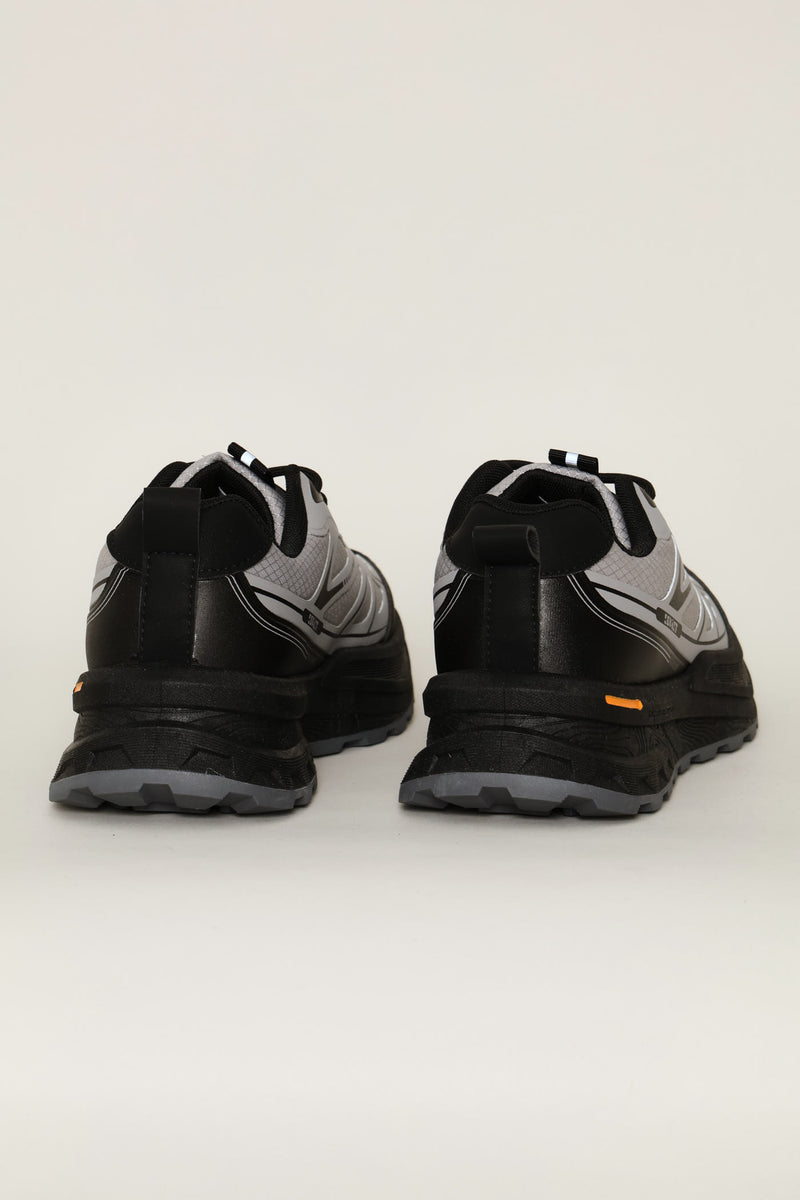 Thor Trail Lace Up Shoe - Grey/Black