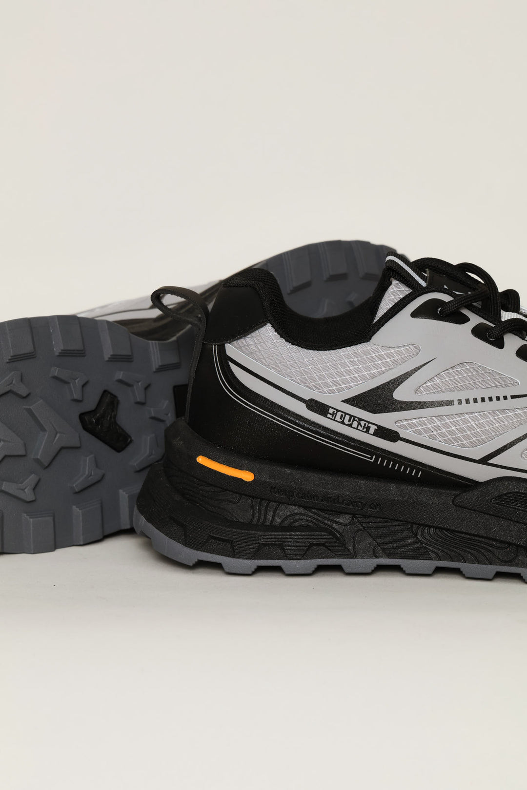 Thor Trail Lace Up Shoe - Grey/Black