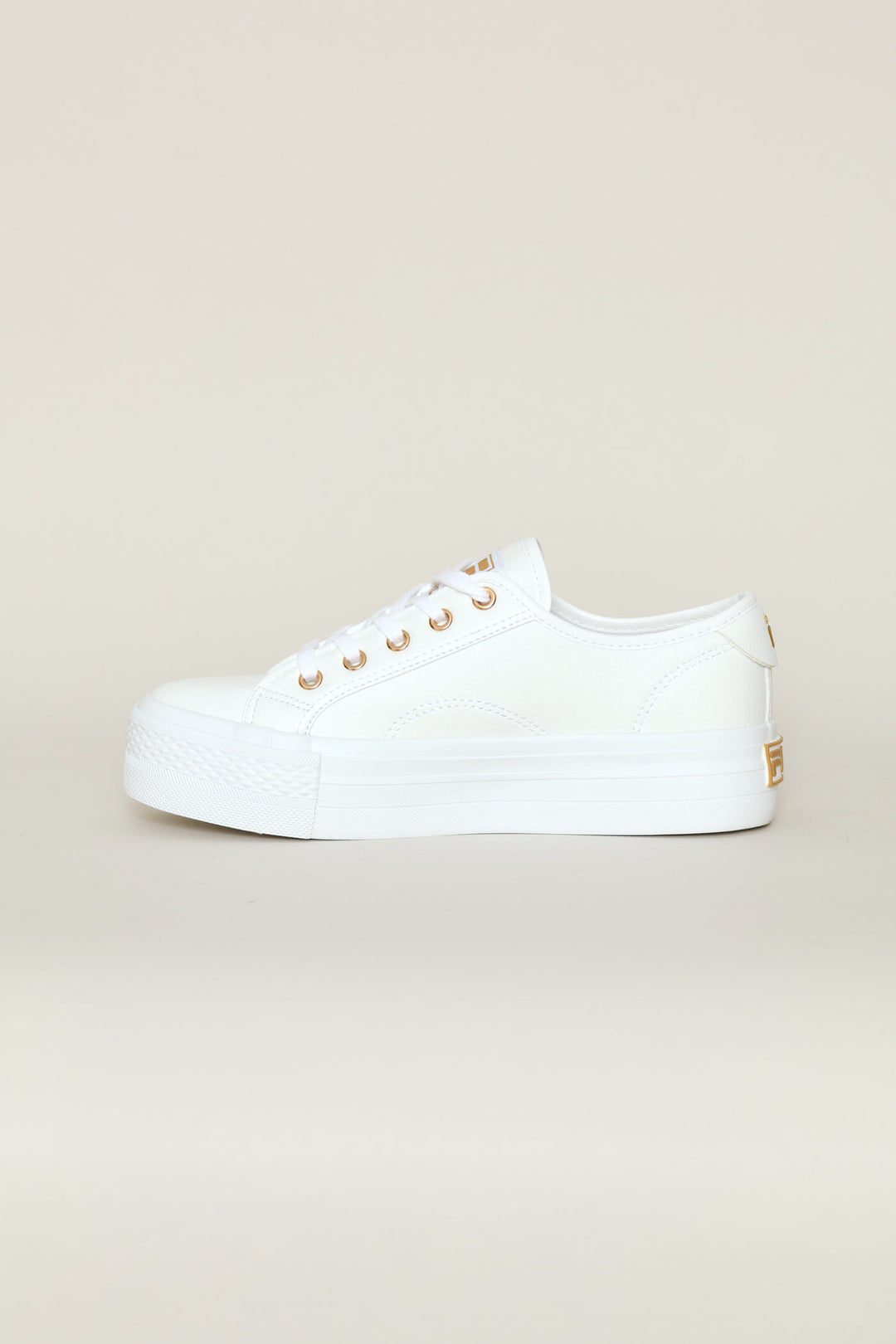 Alessia Platform Sneaker - White