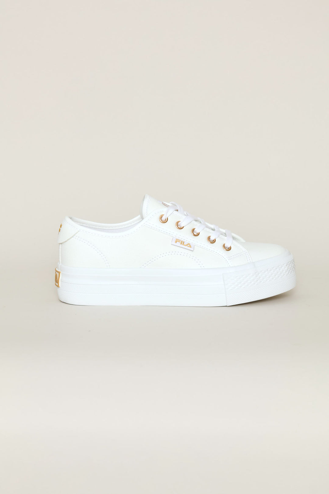 Alessia Platform Sneaker - White