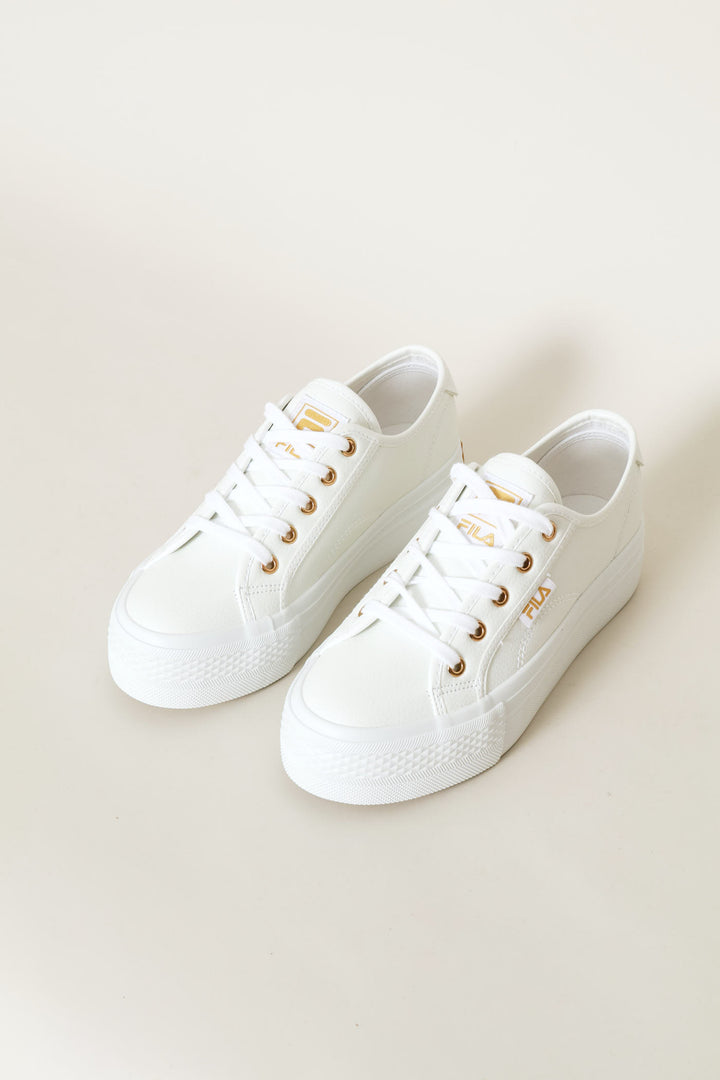 Alessia Platform Sneaker - White