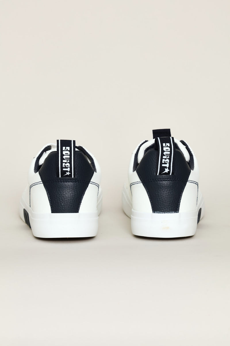 Hollywood Court Sneaker - White/Navy
