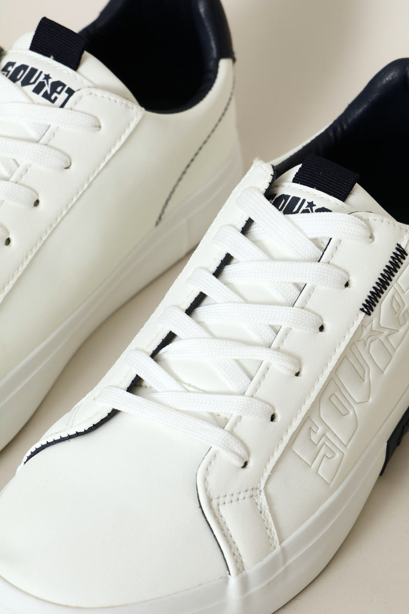 Hollywood Court Sneaker - White/Navy