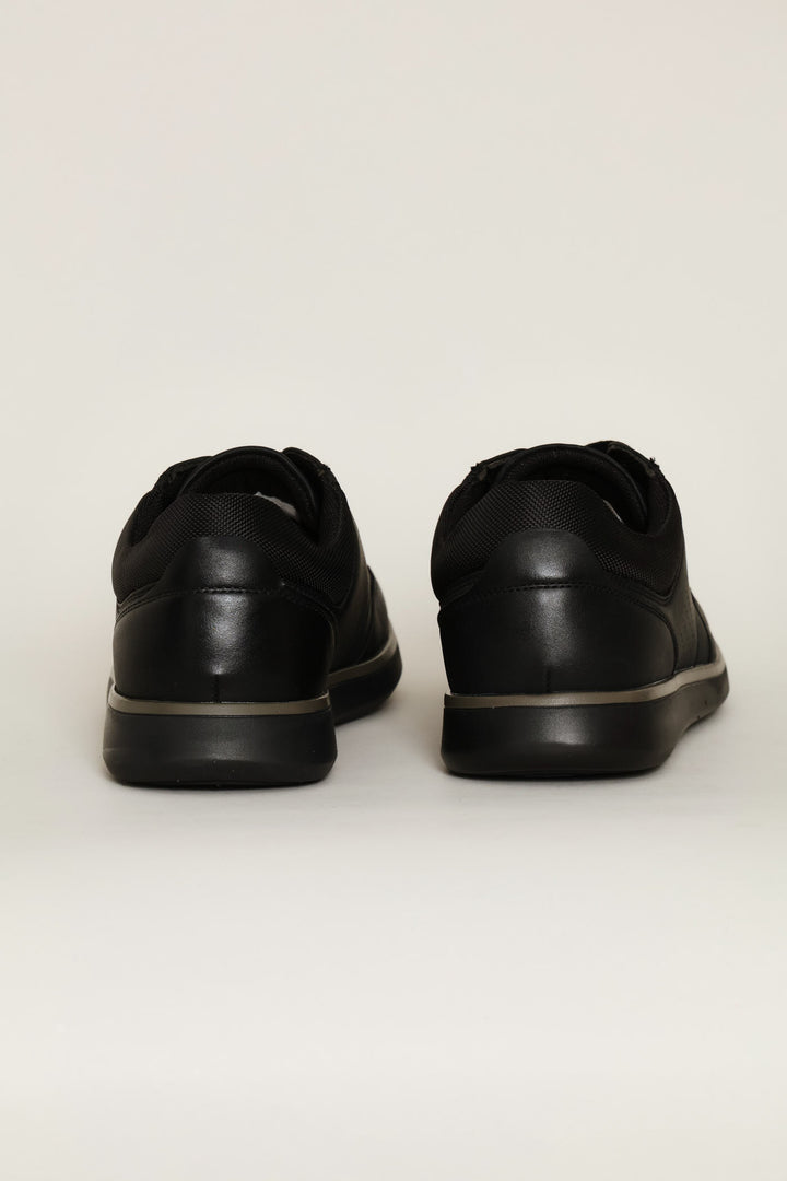 Comfit Smart Casual With Punched Detail - Black