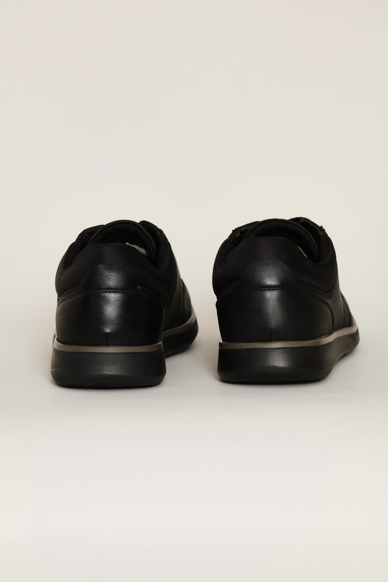 Comfit Smart Casual With Punched Detail - Black