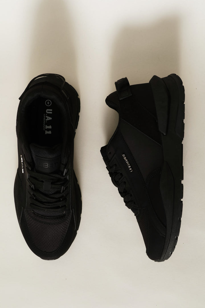 Athene Mono Retro Trainer - Black