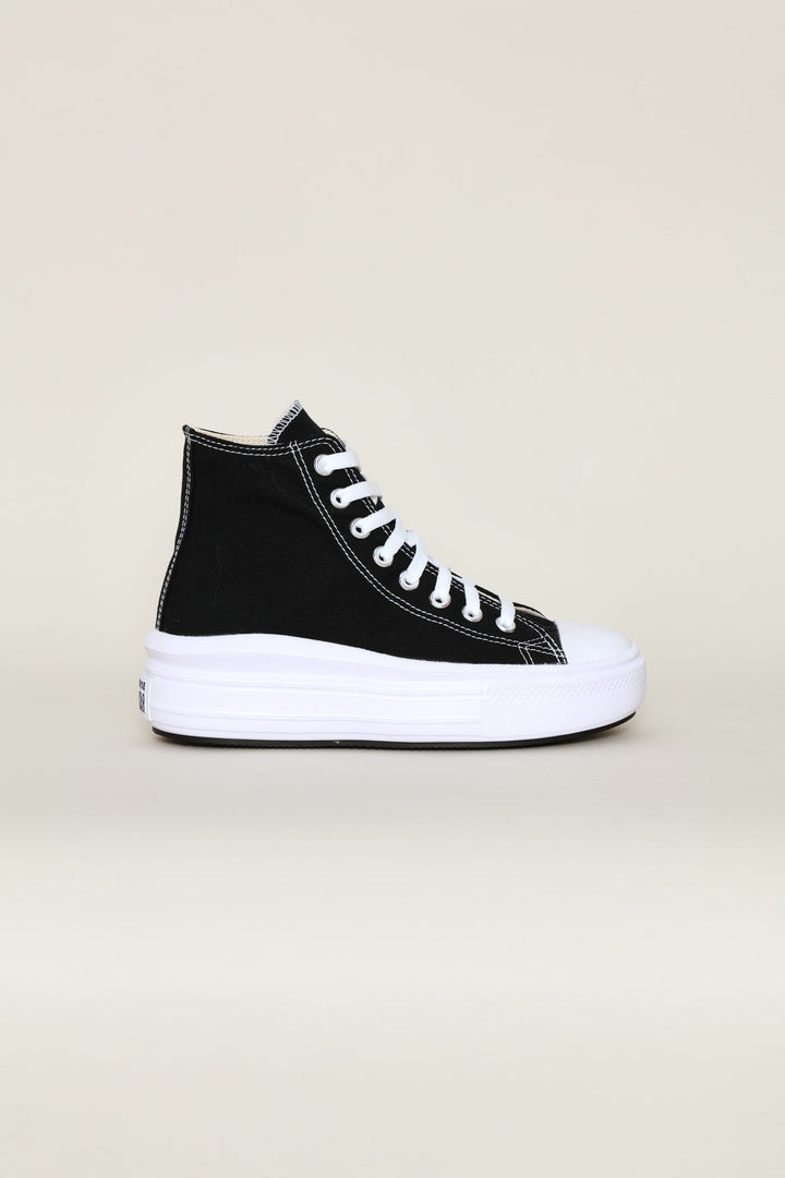 Ctas Move Hi Top Canvas Sneaker - Black