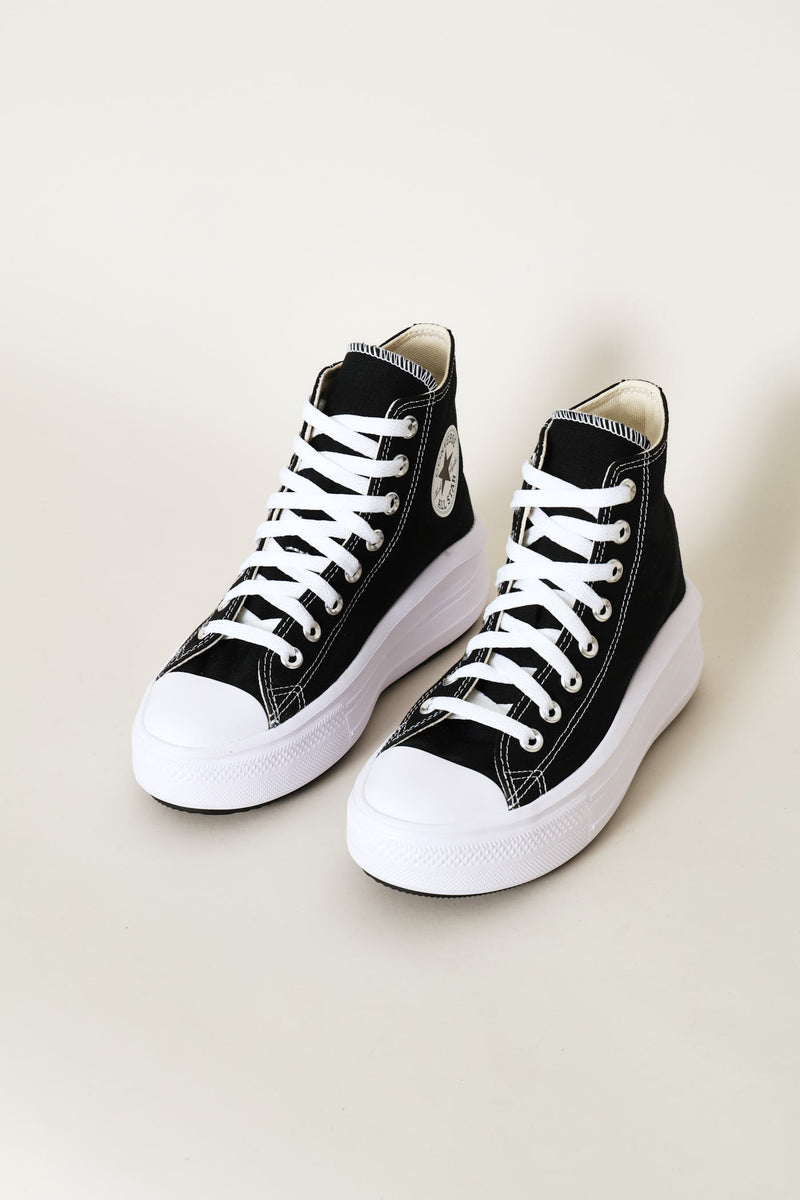 Ctas Move Hi Top Canvas Sneaker - Black