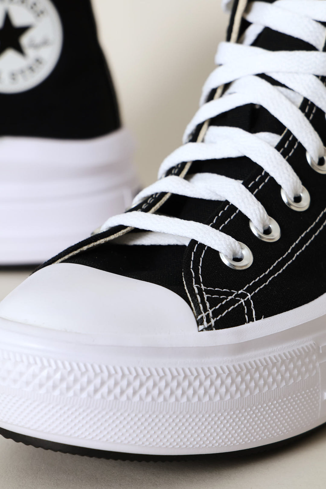Ctas Move Hi Top Canvas Sneaker - Black