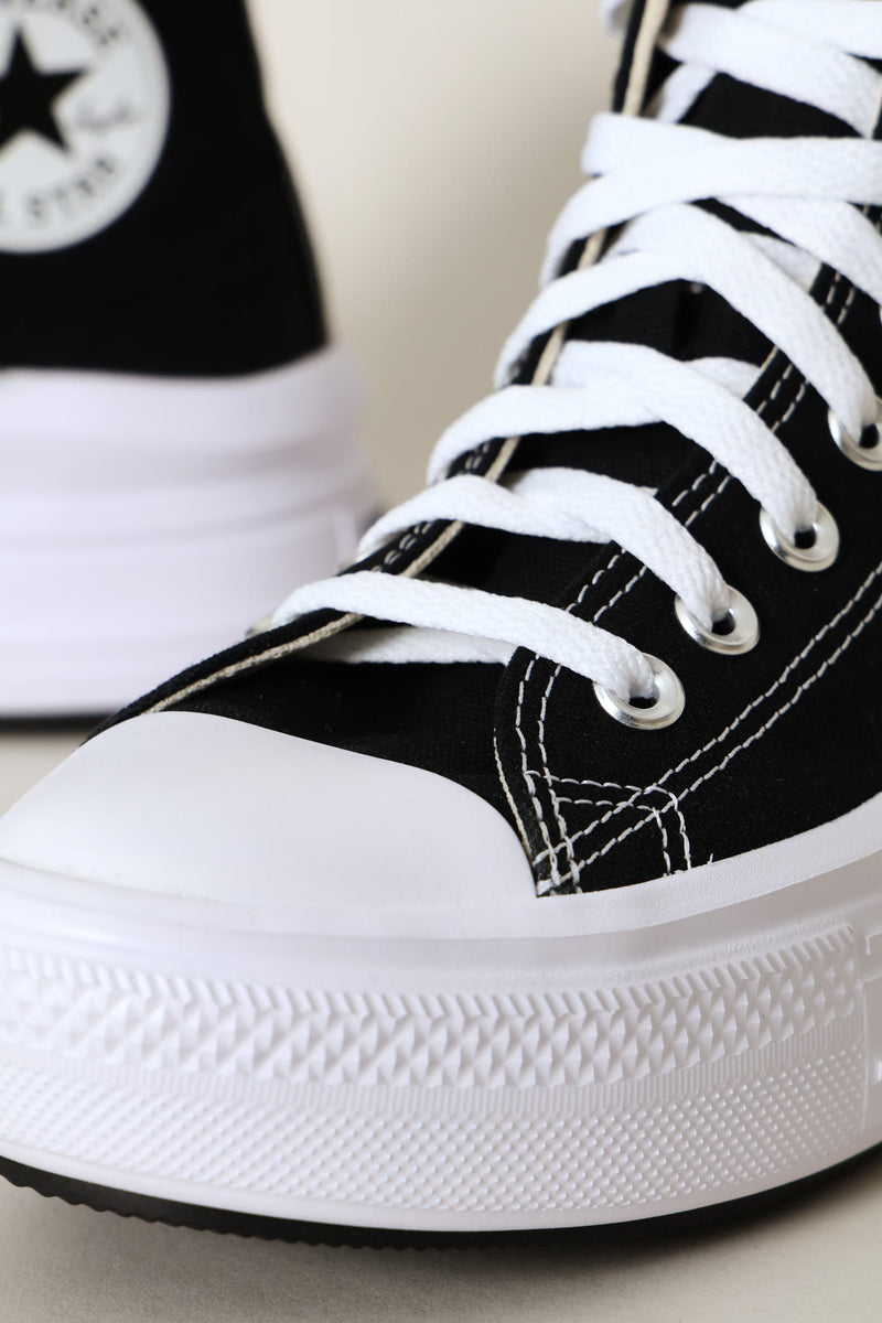 Ctas Move Hi Top Canvas Sneaker - Black