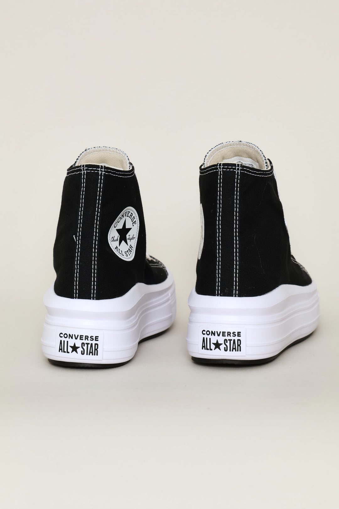 Ctas Move Hi Top Canvas Sneaker - Black