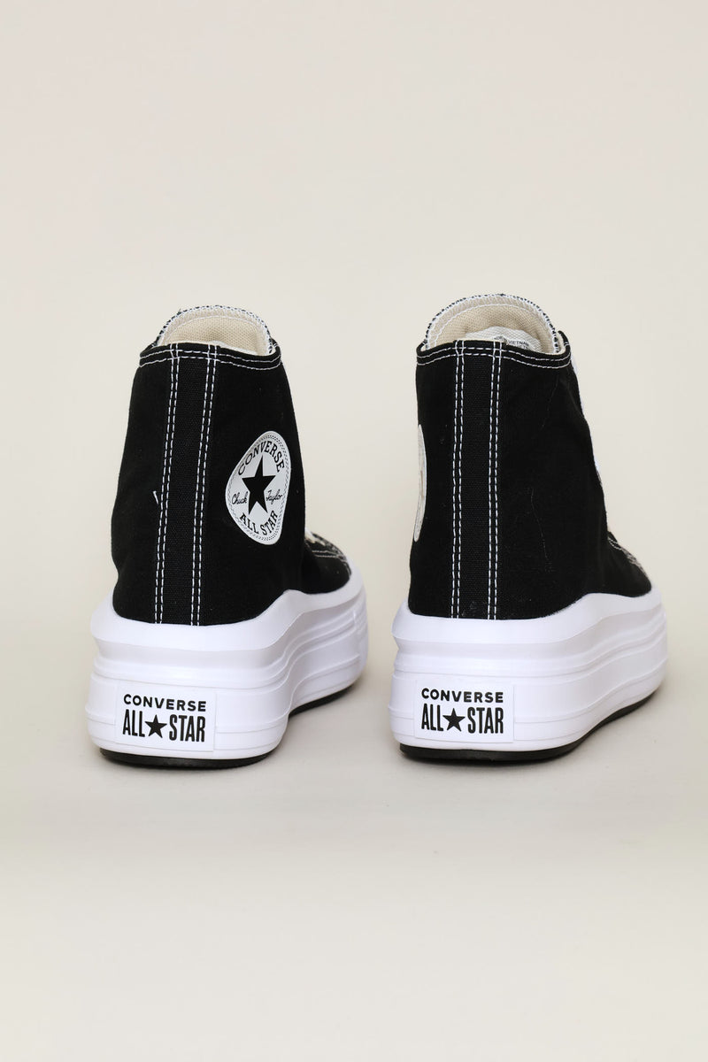 Ctas Move Hi Top Canvas Sneaker - Black
