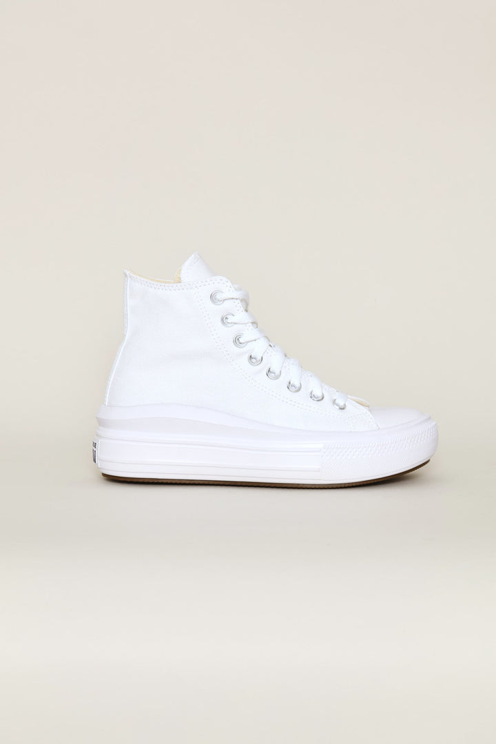 Ctas Move Hi Top Canvas Sneaker - White