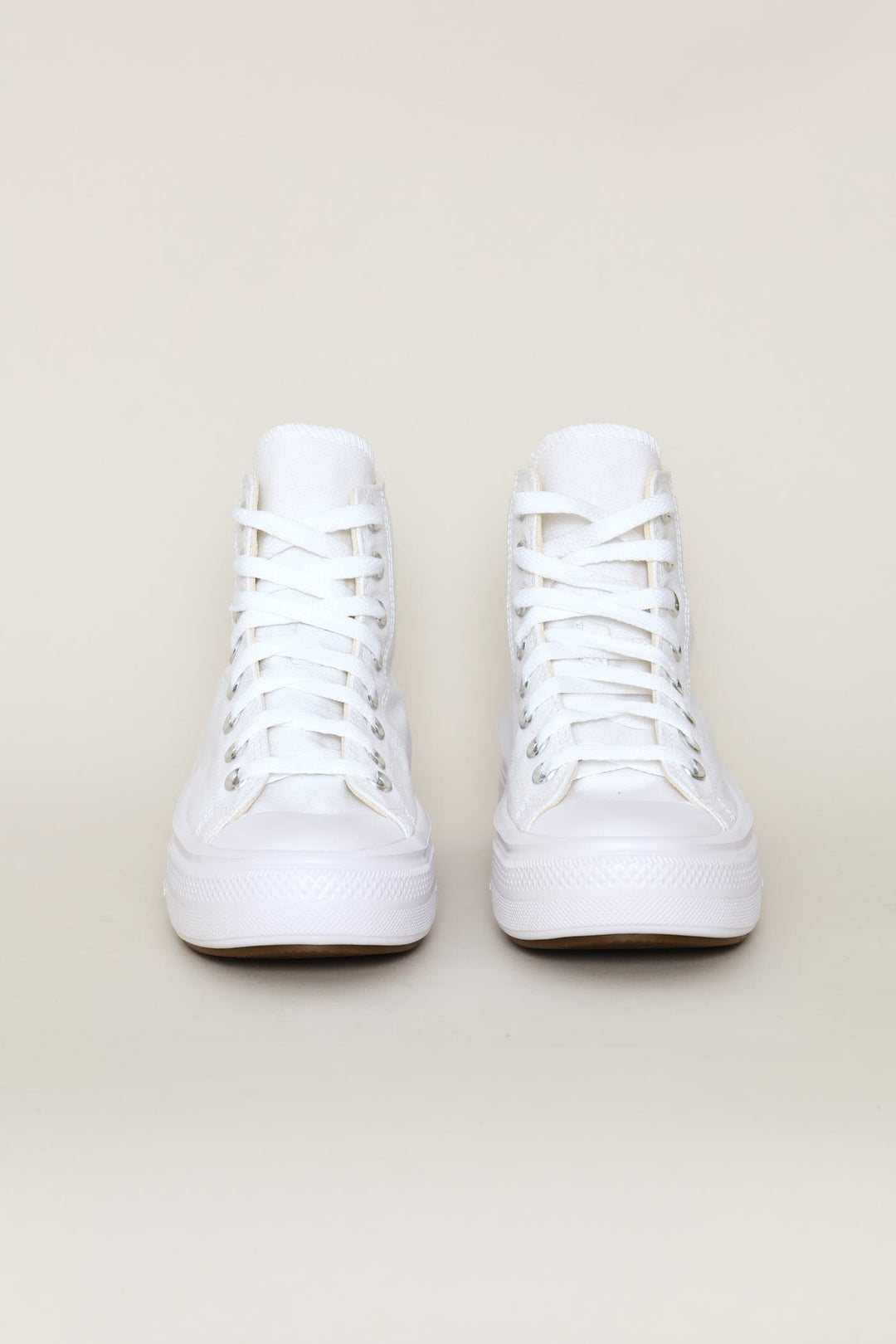 Ctas Move Hi Top Canvas Sneaker - White