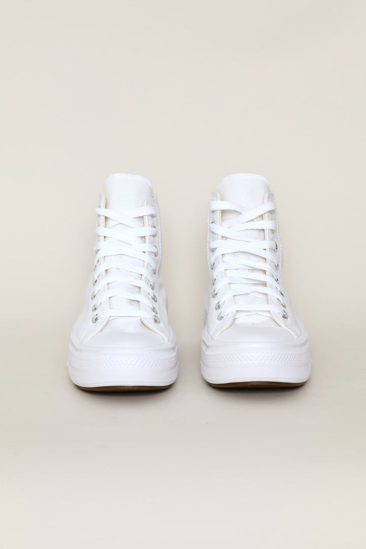 Ctas Move Hi Top Canvas Sneaker - White